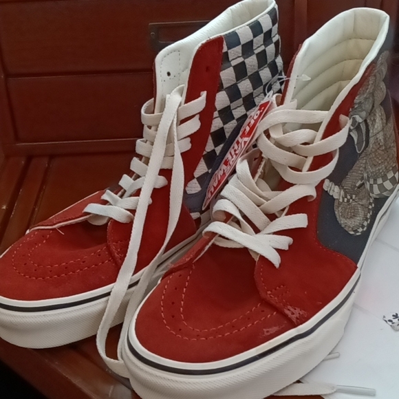 #39❤️ New with tags Vans SK8 Desert snake/chili oil sneakers - Picture 1 of 12